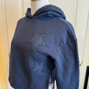 Gap Kids Blue Hoodie with Star Embroidery